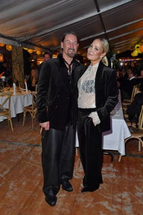 Janine Kunze with husband Dirk Budach at the BALTIC LIGHTS 2026 Charity Schilttenhunderrennen in Heringsdorf on Usedom on 07 03 2026