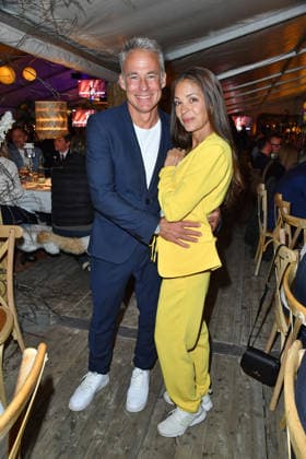 Marco Girnth and Katja Woywood at the BALTIC LIGHTS 2026 Charity Schilttenhunderrennen in Heringsdorf on Usedom on 07 03 2026