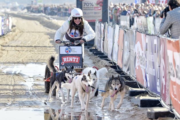 Simone Thomalla at the BALTIC LIGHTS 2026 Charity Schilttenhunderrennen in Heringsdorf on Usedom on 07 03 2026