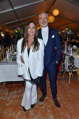 Simone Thomalla with partner Rene Marchand at the BALTIC LIGHTS 2026 Charity Schilttenhunderrennen in Heringsdorf on Usedom on 07 03 2026