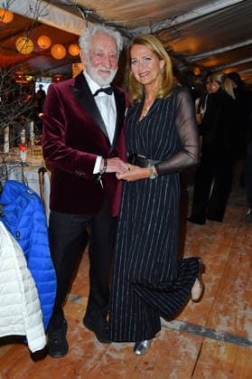 Dieter Hallervorden with wife Christiane Zander at the BALTIC LIGHTS 2026 Charity Schilttenhunderrennen in Heringsdorf on Usedom on 07 03 2026