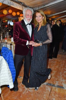 Dieter Hallervorden with wife Christiane Zander at the BALTIC LIGHTS 2026 Charity Schilttenhunderrennen in Heringsdorf on Usedom on 07 03 2026