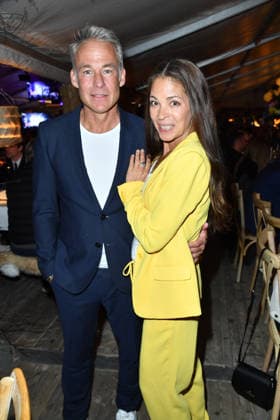 Marco Girnth and Katja Woywood at the BALTIC LIGHTS 2026 Charity Schilttenhunderrennen in Heringsdorf on Usedom on 07 03 2026