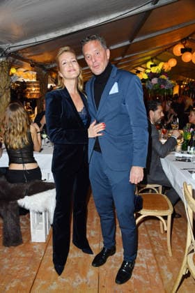 Patrick Graf von Faber Castell with wife Sandra Sophie Trauboth at the BALTIC LIGHTS 2026 Charity Schilttenhunderrennen in Heringsdorf on Usedom on 07 03 2026