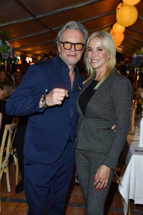 Wolfgang Lippert with his wife Gesine Lippert at the BALTIC LIGHTS 2026 Charity Schilttenhunderrennen in Heringsdorf on Usedom on 07 03 2026