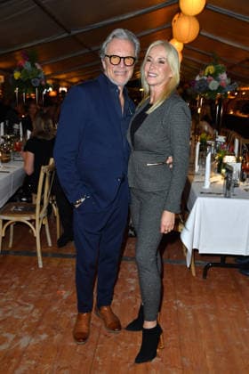 Wolfgang Lippert with his wife Gesine Lippert at the BALTIC LIGHTS 2026 Charity Schilttenhunderrennen in Heringsdorf on Usedom on 07 03 2026