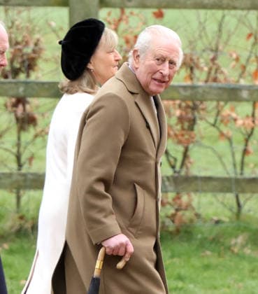 King Charles III attended the Sunday morning service at St. Mary Magdalene church in Sandringham today. It is still not known whether he has seen his brother Andrew Mountbatten-Windsor, who is currently staying at Wood Farm on the Sandringham estate, whilst he has been here. Mountbatten-Windsor was arrested last week, and taken to Aylsham police station before being released under investigation, and returning to Wood Farm. Andrew Mountbatten-Windsor, formerly Prince Andrew The Duke of York, has previously denied any wrongdoing in relation to sex offender Jeffrey Epstein. King Charles III, Sandringham, Norfolk, on 8th March, 2026 .