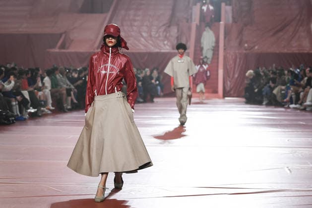 PFW - Lacoste Runway in Paris FA A model walks the runway for the Lacoste collection as part of Paris Fashion Week in Paris, on March 8, 2026. Photo by Firas Abdullah ABACAPRESS.COM Paris Ile-de-France France  Copyright: xAbdullahxFiras ABACAx