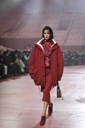 PFW - Lacoste Runway in Paris FA A model walks the runway for the Lacoste collection as part of Paris Fashion Week in Paris, on March 8, 2026. Photo by Firas Abdullah ABACAPRESS.COM Paris Ile-de-France France  Copyright: xAbdullahxFiras ABACAx
