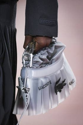 PFW - Lacoste Runway in Paris FA A model walks the runway for the Lacoste collection as part of Paris Fashion Week in Paris, on March 8, 2026. Photo by Firas Abdullah ABACAPRESS.COM Paris Ile-de-France France  Copyright: xAbdullahxFiras ABACAx