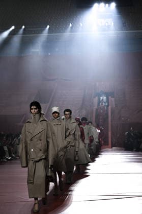 PFW - Lacoste Runway in Paris FA Models walk the runway for the Lacoste collection as part of Paris Fashion Week in Paris, on March 8, 2026. Photo by Firas Abdullah ABACAPRESS.COM Paris Ile-de-France France  Copyright: xAbdullahxFiras ABACAx