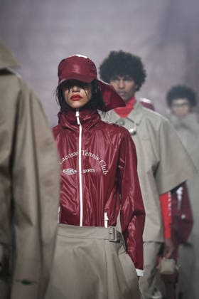 PFW - Lacoste Runway in Paris FA A model walks the runway for the Lacoste collection as part of Paris Fashion Week in Paris, on March 8, 2026. Photo by Firas Abdullah ABACAPRESS.COM Paris Ile-de-France France  Copyright: xAbdullahxFiras ABACAx