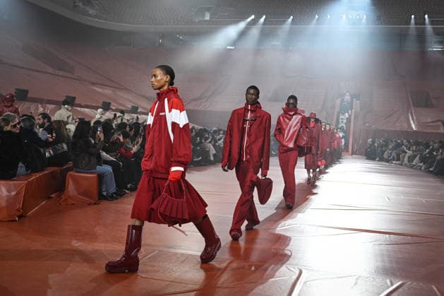 PFW - Lacoste Runway in Paris FA Models walk the runway for the Lacoste collection as part of Paris Fashion Week in Paris, on March 8, 2026. Photo by Firas Abdullah ABACAPRESS.COM Paris Ile-de-France France  Copyright: xAbdullahxFiras ABACAx