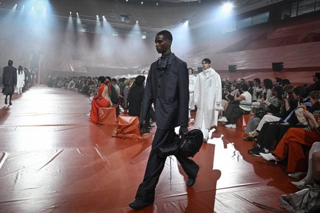 PFW - Lacoste Runway in Paris FA Models walk the runway for the Lacoste collection as part of Paris Fashion Week in Paris, on March 8, 2026. Photo by Firas Abdullah ABACAPRESS.COM Paris Ile-de-France France  Copyright: xAbdullahxFiras ABACAx