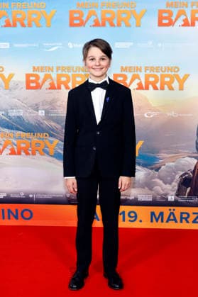 Child actor Paco von Wyss at the premiere of the film Mein Freund Barry , a childrens film about an avalanche dog, at the Cinedom cinema in Cologne, 08 03 2026 NRW Germany Copyright: xChristophxHardtx
