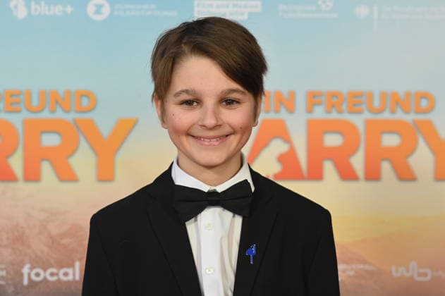 Actor Paco von Wyss attends the premiere of the film Mein Freund Barry at the Cinedom in Cologne