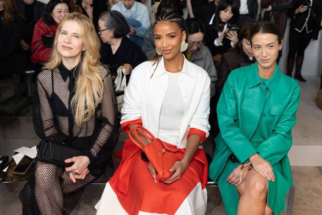 Christine Würfel-Stauss, Flora Coquerel, Michal Kurti at the Front Row of the Akris Womenswear Collection Fall Winter 2026 2027 show as part of Paris Fashion Week PFW at Palais de Tokyo, Paris, France, March 08, 2026 Julien Sarkissian Bestimage Front Row at the Akris Womenswear Fall Winter 2026 2027 show as part of Paris Fashion Week on March 08, 2026 in Paris, France  Copyright: xJulienxSarkissianx xBestimagexJulienxSarkissianx xBestimagex