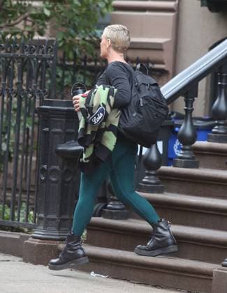 Pink departs townhouse a half an hour after husband Carey Hart and son Jameson Hart left the same townhouse and got on a subway in lower Manhattan. Both were spotted without their wedding rings amidst rumors that the couple have split. Featuring: Pink, Alecia Moore Where: New York City, New York, United States When: 08 Mar 2026 Credit: Rob Davis INSTARimages EDITORIAL USE ONLY. NOT FOR USE BY NEWSPAPERS BASED IN THE UK. Copyright: xx instar55537889