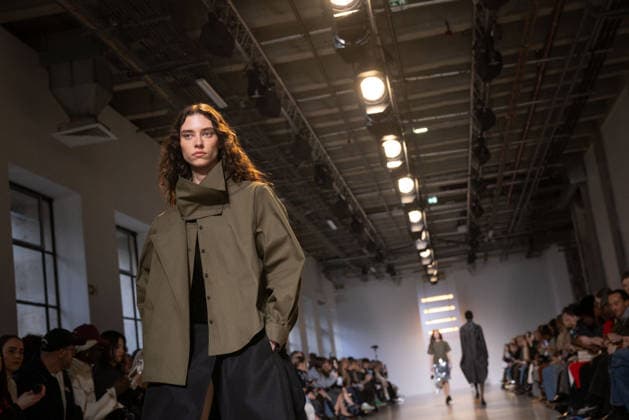 PFW - Niccolo Pasqualetti Runway A model presents a creation by Niccolo Pasqualetti for the Women s Ready to Wear Fall Winter 2026-2027 collection fashion show as part of the Paris Women Fashion Week (PFW), in Paris, on March 8, 2026. Photo by Alexis Jumeau ABACAPRESS.COM Paris France  Copyright: xJumeauxAlexis ABACAx