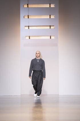 PFW - Niccolo Pasqualetti Runway Fashion designer Niccolo Pasqualetti acknowledges the audience at the end of the Niccolo Pasqualetti Women s Ready to Wear Fall Winter 2026-2027 collection fashion show as part of the Paris Women Fashion Week (PFW), in Paris, on March 8, 2026. Photo by Alexis Jumeau ABACAPRESS.COM Paris France  Copyright: xJumeauxAlexis ABACAx