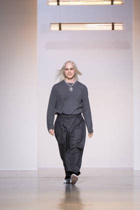 PFW - Niccolo Pasqualetti Runway Fashion designer Niccolo Pasqualetti acknowledges the audience at the end of the Niccolo Pasqualetti Women s Ready to Wear Fall Winter 2026-2027 collection fashion show as part of the Paris Women Fashion Week (PFW), in Paris, on March 8, 2026. Photo by Alexis Jumeau ABACAPRESS.COM Paris France  Copyright: xJumeauxAlexis ABACAx