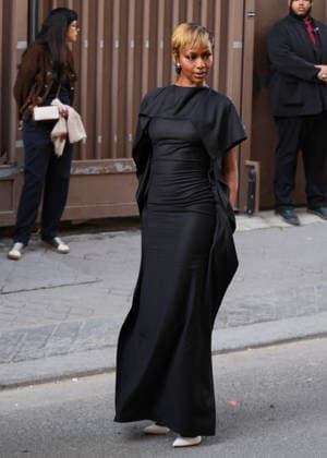 Justine Skye at the arrivals at the Jean Paul Gaultier Womenswear Collection Prêt à Porter Automne Hiver 2026 2027 show as part of Paris Fashion Week PFW , in Paris, France, on March 8, 2026 Olivier Borde Bestimage Arrivals at the Jean Paul Gaultier Womenswear Fall Winter 2026 2027 show as part of Paris Fashion Week on March 08, 2026 in Paris, France Paris France  Copyright: xDenisxGuignebourgx xBestimagexDenisxGuignebourgx xBestimagex