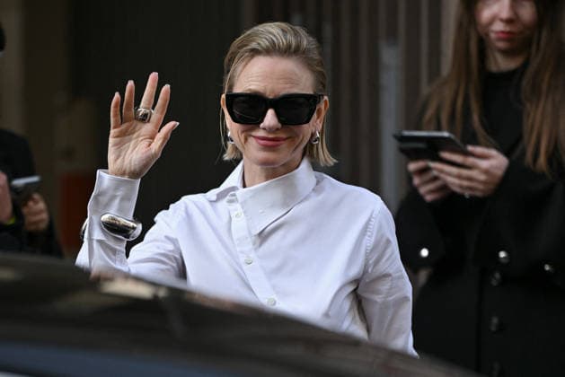 PFW Jean Paul Gaultier Outside Arrivals Naomi Watts arriving at the Jean Paul Gaultier show during Fashion Week in Paris, France on March 8, 2026. Photo by Julien Reynaud APS-Medias ABACAPRESS.COM Paris France  Copyright: xReynaudxJulien APS-Medias ABACAx