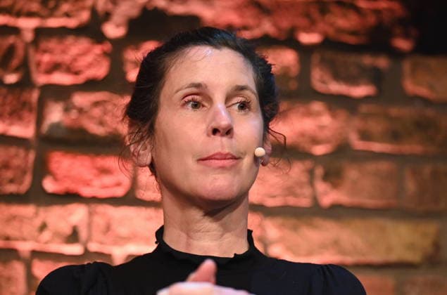 Author Daniela Dröscher reads and speaks at Lit Cologne, the international literature festival