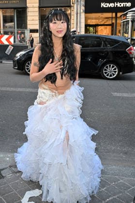 PFW Ottolinger Outside Arrivals Wisp arriving at the Ottolinger show during Fashion Week in Paris, France on March 8, 2026. Photo by Julien Reynaud APS-Medias ABACAPRESS.COM Paris France  Copyright: xReynaudxJulien APS-Medias ABACAx