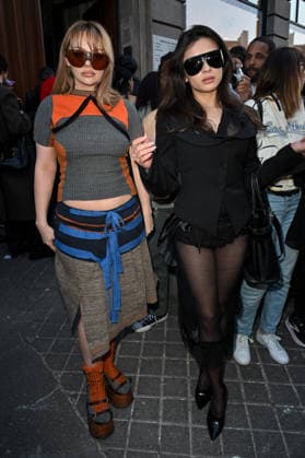 PFW Ottolinger Outside Arrivals Diana Korkunova arriving at the Ottolinger show during Fashion Week in Paris, France on March 8, 2026. Photo by Julien Reynaud APS-Medias ABACAPRESS.COM Paris France  Copyright: xReynaudxJulien APS-Medias ABACAx