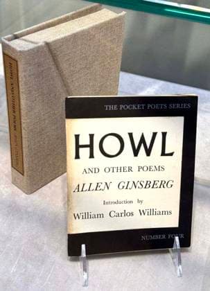 March 7, 2026, New York, New York, USA: A SIGNED REVIEW COPY OF HOWL, AND OTHER POEMS by Beat poet Allen Ginsberg (1926Ã¢â‚¬1997), estimate $4,000 - $6,000, seen on display at Jim Irsay Collection exhibit for the auction at Christie s New York. The entire collection of over 400 guitars and memorabilia is expected to bring in $1 billion. New York USA  - ZUMAk03_ 20260307_zaf_k03_015 Copyright: xNancyxKaszermanx