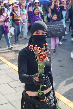 Women Join Global Strike for International Women s Day A woman taking part during a rally marking the International Women s Day to demand women rights. on March 8, 2026 in Tlaxcala, Mexico. (Photo by Essene Hernandez Eyepix Group) Copyright: xEssenexHernandezx xEyepixxGroupx EH_08032026_177708