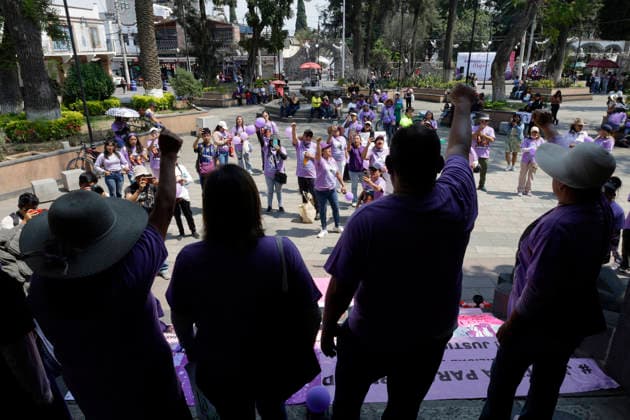 March 8, 2026, ChimalhuacaN, State Of Mexico, Mexico: Mothers and relatives of missing women and victims of femicide protested in the municipal seat of Chimalhuacan in the State of Mexico, demanding justice and punishment for the perpetrators, on the occasion of International Women s Day in Mexico. According to the United Nations, International Women s Day is commemorated in many countries around the world. When women from all continents, often separated by national borders and ethnic, linguistic, cultural, economic and political differences, come together on this day, they can contemplate a tradition of no less than ninety years of struggle for equality, justice, peace and development. ChimalhuacaN Mexico - ZUMAs197 20260308_aaa_s197_574 Copyright: xGerardoxVieyrax