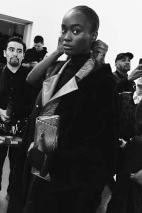 Paris Fashion Week - Women F W 26-27 Akris fashion show Backstage Palais de Tokyo - Paris, France Onasanya Mofeoluwa Paris Fashion Week - Women F W 26-27 Akris fashion show Backstage Palais de Tokyo - Paris, France 8th March 2026 SGPItalia id 134576_011 * Not Exclusive  Copyright: xLorenzoxCremonax