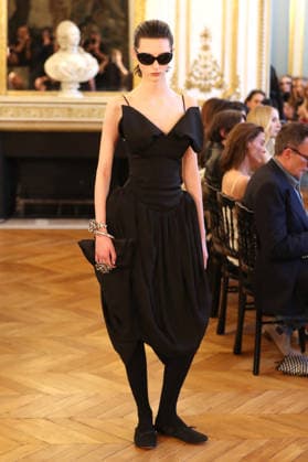 PFW - Magda Butrym Runway A model walks the runway during the Magda Butrym Womenswear Fall Winter 2026-2027 show as part of Paris Fashion Week on March 08, 2026 in Paris, France. Photo by Alain Gil Gonzalez ABACAPRESS.COM Paris France  Copyright: xGonzalezxAlain-Gil ABACAx