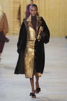 PFW - Akris Runway A model walks the runway during the Akris Womenswear Fall Winter 2026-2027 show as part of Paris Fashion Week on March 08, 2026 in Paris, France. Photo by Alain Gil Gonzalez ABACAPRESS.COM Paris France  Copyright: xGonzalezxAlain-Gil ABACAx