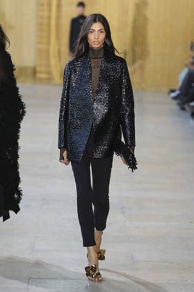 PFW - Akris Runway A model walks the runway during the Akris Womenswear Fall Winter 2026-2027 show as part of Paris Fashion Week on March 08, 2026 in Paris, France. Photo by Alain Gil Gonzalez ABACAPRESS.COM Paris France  Copyright: xGonzalezxAlain-Gil ABACAx