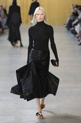 PFW - Akris Runway A model walks the runway during the Akris Womenswear Fall Winter 2026-2027 show as part of Paris Fashion Week on March 08, 2026 in Paris, France. Photo by Alain Gil Gonzalez ABACAPRESS.COM Paris France  Copyright: xGonzalezxAlain-Gil ABACAx