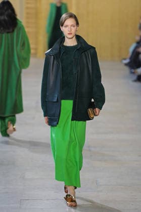 PFW - Akris Runway A model walks the runway during the Akris Womenswear Fall Winter 2026-2027 show as part of Paris Fashion Week on March 08, 2026 in Paris, France. Photo by Alain Gil Gonzalez ABACAPRESS.COM Paris France  Copyright: xGonzalezxAlain-Gil ABACAx
