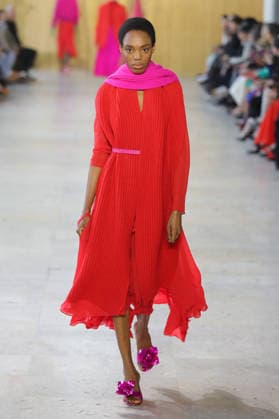 PFW - Akris Runway A model walks the runway during the Akris Womenswear Fall Winter 2026-2027 show as part of Paris Fashion Week on March 08, 2026 in Paris, France. Photo by Alain Gil Gonzalez ABACAPRESS.COM Paris France  Copyright: xGonzalezxAlain-Gil ABACAx