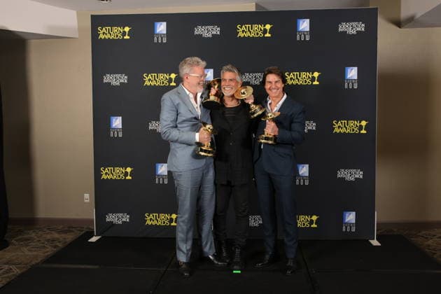 Los Angeles CA March 8 Tom Cruise, Esai Morales and Christopher McQuarrie the 53rd Annual Saturn Awards held at Universal Hilton on March 08, 2026 in Los Angeles, California Credit AdMedia 453900 2026 03 08  Copyright: xAdMediax STAR_453900_110