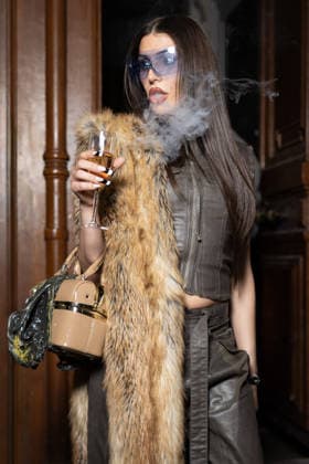 Mina Galan at Ottolinger Collection Femme Prêt à Porter Automne Hiver 2026 2027 fashion show during Paris Fashion Week on march 8th 2026 Julien Sarkissian Bestimage Celebrities at Ottolinger Women Ready to Wear Fall Winter 2026 2027 Collection fashion show, during Paris Fashion Week on march 8th 2026 Paris France  Copyright: xJulienxSarkissianx xBestimagexJulienxSarkissianx xBestimagex