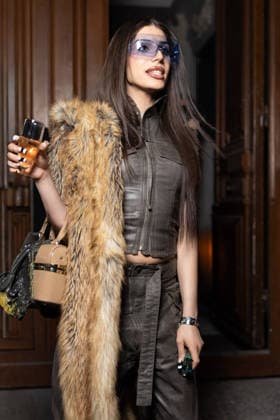 Mina Galan at Ottolinger Collection Femme Prêt à Porter Automne Hiver 2026 2027 fashion show during Paris Fashion Week on march 8th 2026 Julien Sarkissian Bestimage Celebrities at Ottolinger Women Ready to Wear Fall Winter 2026 2027 Collection fashion show, during Paris Fashion Week on march 8th 2026 Paris France  Copyright: xJulienxSarkissianx xBestimagexJulienxSarkissianx xBestimagex