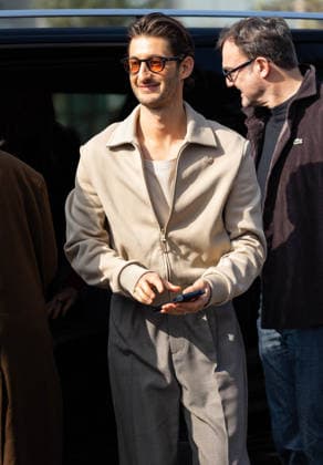 Pierre Niney at Lacoste Collection Femme Prêt à Porter Automne Hiver 2026 2027 fashion show during Paris Fashion Week on march 8th 2026 Thibault Duboucher Bestimage Celebrities at Lacoste Women Ready to Wear Fall Winter 2026 2027 Collection fashion show, during Paris Fashion Week on march 8th 2026 Paris France  Copyright: xThibaultxDuboucherx xBestimagexThibaultxDuboucherx xBestimagex