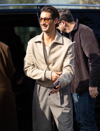 Pierre Niney at Lacoste Collection Femme Prêt à Porter Automne Hiver 2026 2027 fashion show during Paris Fashion Week on march 8th 2026 Thibault Duboucher Bestimage Celebrities at Lacoste Women Ready to Wear Fall Winter 2026 2027 Collection fashion show, during Paris Fashion Week on march 8th 2026 Paris France  Copyright: xThibaultxDuboucherx xBestimagexThibaultxDuboucherx xBestimagex