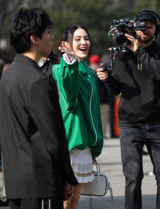 Davika Hoorne at Lacoste Collection Femme Prêt à Porter Automne Hiver 2026 2027 fashion show during Paris Fashion Week on march 8th 2026 Thibault Duboucher Bestimage Celebrities at Lacoste Women Ready to Wear Fall Winter 2026 2027 Collection fashion show, during Paris Fashion Week on march 8th 2026 Paris France  Copyright: xThibaultxDuboucherx xBestimagexThibaultxDuboucherx xBestimagex