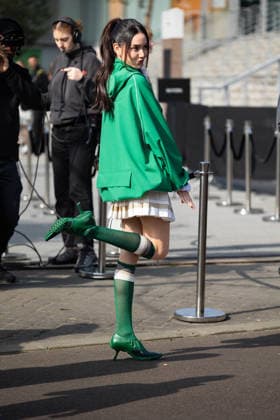 Davika Hoorne at Lacoste Collection Femme Prêt à Porter Automne Hiver 2026 2027 fashion show during Paris Fashion Week on march 8th 2026 Thibault Duboucher Bestimage Celebrities at Lacoste Women Ready to Wear Fall Winter 2026 2027 Collection fashion show, during Paris Fashion Week on march 8th 2026 Paris France  Copyright: xThibaultxDuboucherx xBestimagexThibaultxDuboucherx xBestimagex