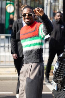 Caleb McLaughlin at Lacoste Collection Femme Prêt à Porter Automne Hiver 2026 2027 fashion show during Paris Fashion Week on march 8th 2026 Thibault Duboucher Bestimage Celebrities at Lacoste Women Ready to Wear Fall Winter 2026 2027 Collection fashion show, during Paris Fashion Week on march 8th 2026 Paris France  Copyright: xThibaultxDuboucherx xBestimagexThibaultxDuboucherx xBestimagex