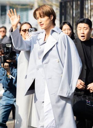 Kai at Lacoste Collection Femme Prêt à Porter Automne Hiver 2026 2027 fashion show during Paris Fashion Week on march 8th 2026 Thibault Duboucher Bestimage Celebrities at Lacoste Women Ready to Wear Fall Winter 2026 2027 Collection fashion show, during Paris Fashion Week on march 8th 2026 Paris France  Copyright: xThibaultxDuboucherx xBestimagexThibaultxDuboucherx xBestimagex