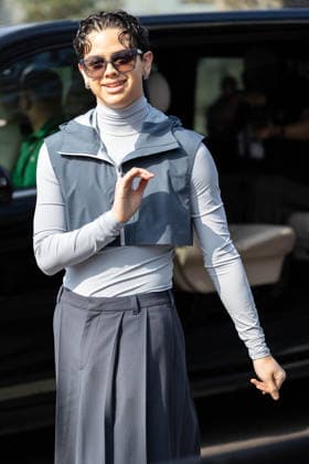 Isaac Ordonez at Lacoste Collection Femme Prêt à Porter Automne Hiver 2026 2027 fashion show during Paris Fashion Week on march 8th 2026 Thibault Duboucher Bestimage Celebrities at Lacoste Women Ready to Wear Fall Winter 2026 2027 Collection fashion show, during Paris Fashion Week on march 8th 2026 Paris France  Copyright: xThibaultxDuboucherx xBestimagexThibaultxDuboucherx xBestimagex